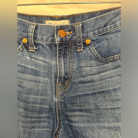 Madewell Raw EdgeHigh Rise Boy Denim Shorts C1737 size 26 - Picture 4 of 9